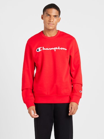 Felpa di Champion Authentic Athletic Apparel in rosso: frontale