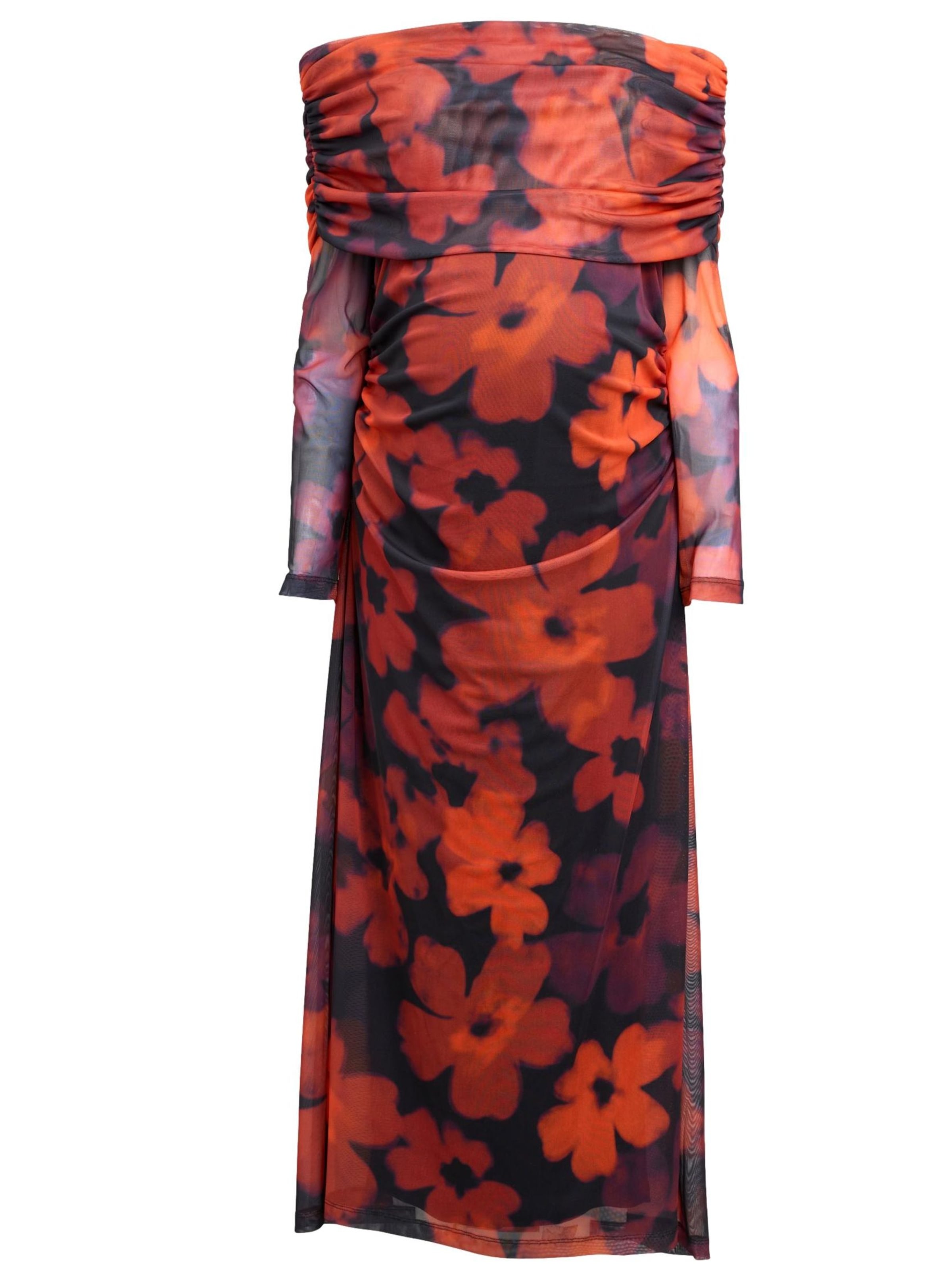 Rochie de seară de la Next pe roșu: față