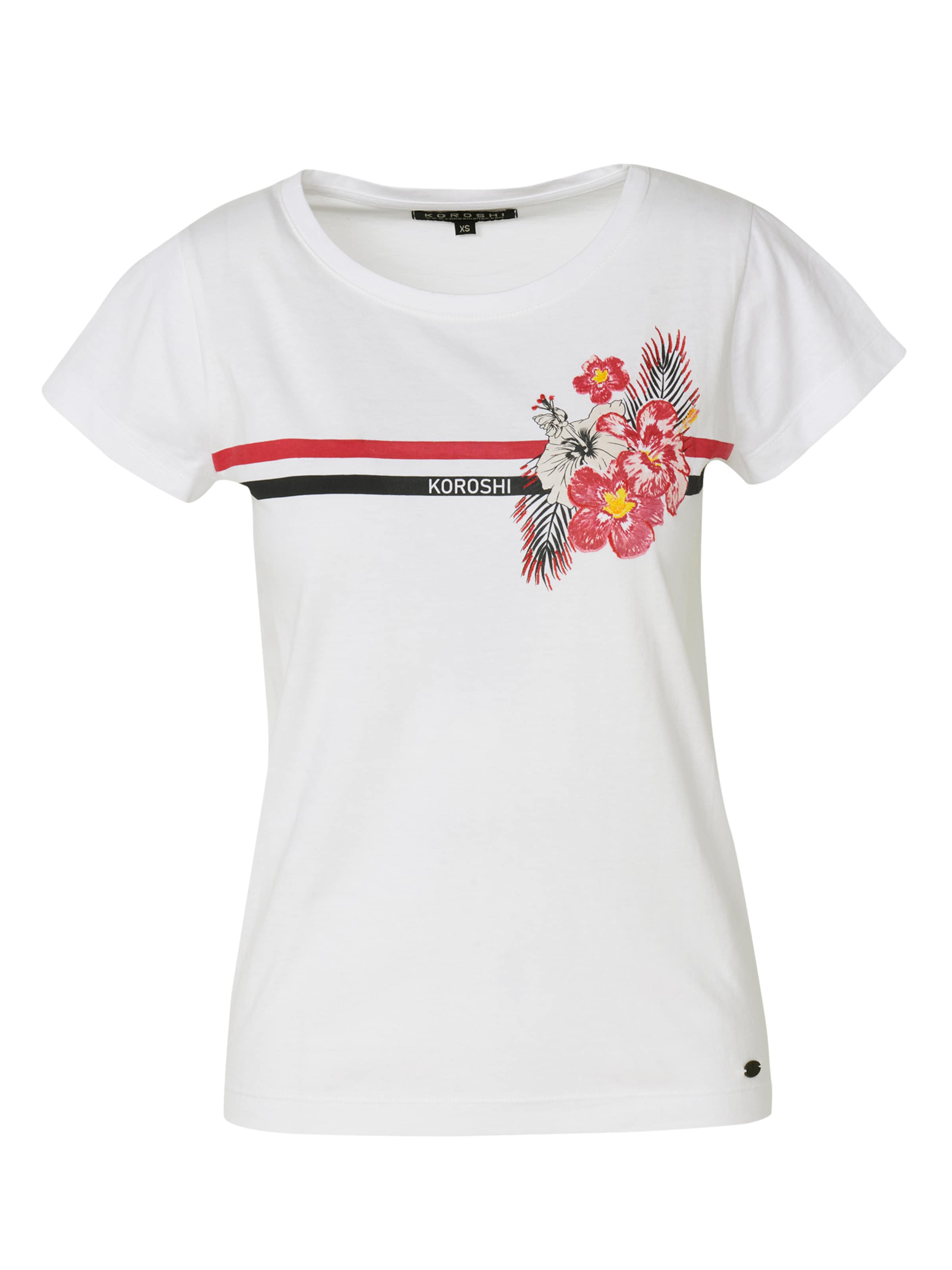 KOROSHIMajica - bijela boja: prednji dio
