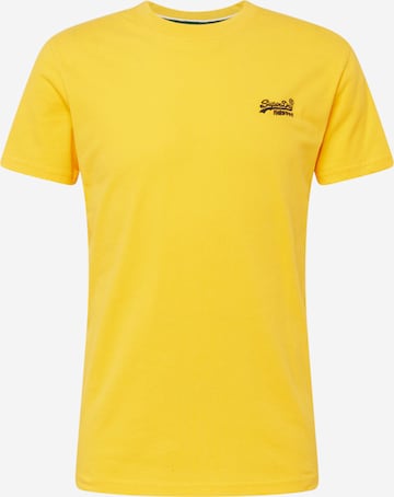 dzeltens Superdry T-Krekls: no priekšpuses