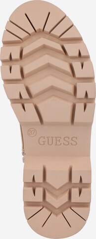 GUESS Lace-Up Ankle Boots 'Raziela' in Beige