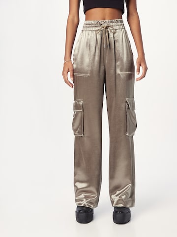 GUESS Loose fit Cargo Pants 'CHANTAL' in Beige: front