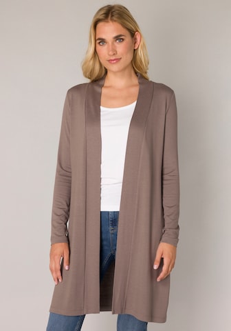 BASE LEVEL Strickjacke in Grau