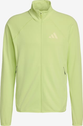 Giacca di pile funzionale 'Xperior' di ADIDAS TERREX in verde: frontale