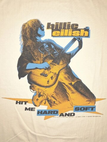Billie Eilish Shirt 'Billie Eilish Solo Organic T-Shirt'‌‌‌‌‌‌‌ in Beige
