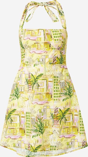 Nasty Gal Summer dress in Light brown / Light yellow / Green / Lime, Item view