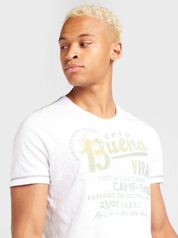 T-Shirt CAMP DAVID en blanc