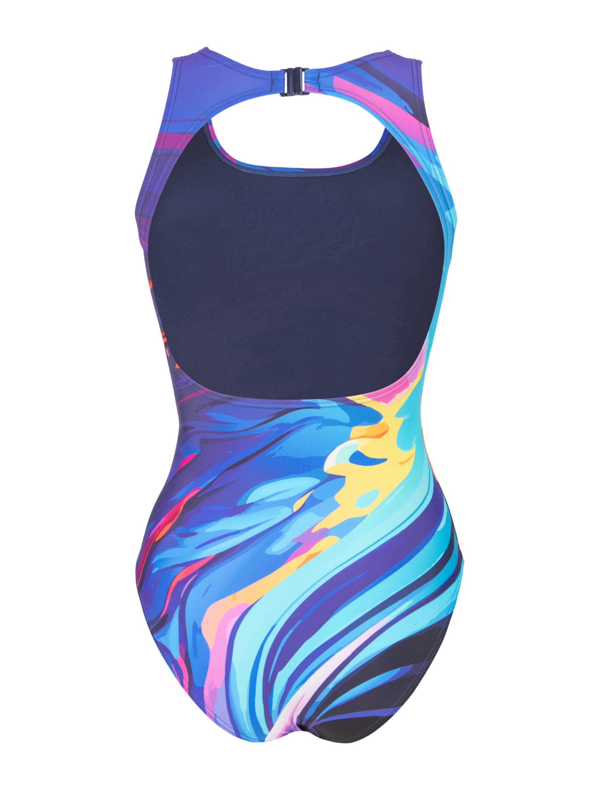 ARENA Korzetová Plavky 'Placement O Back' – fialová