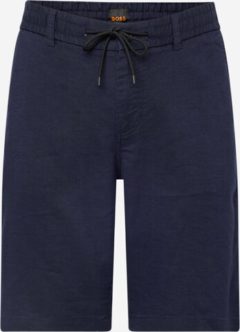 Pantaloni chino di BOSS in blu: frontale