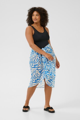 KAFFE CURVE - Toalla de playa 'Lea' en azul