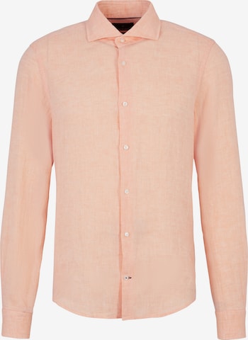 JOOP! Slim fit Button Up Shirt 'Pai' in Orange: front