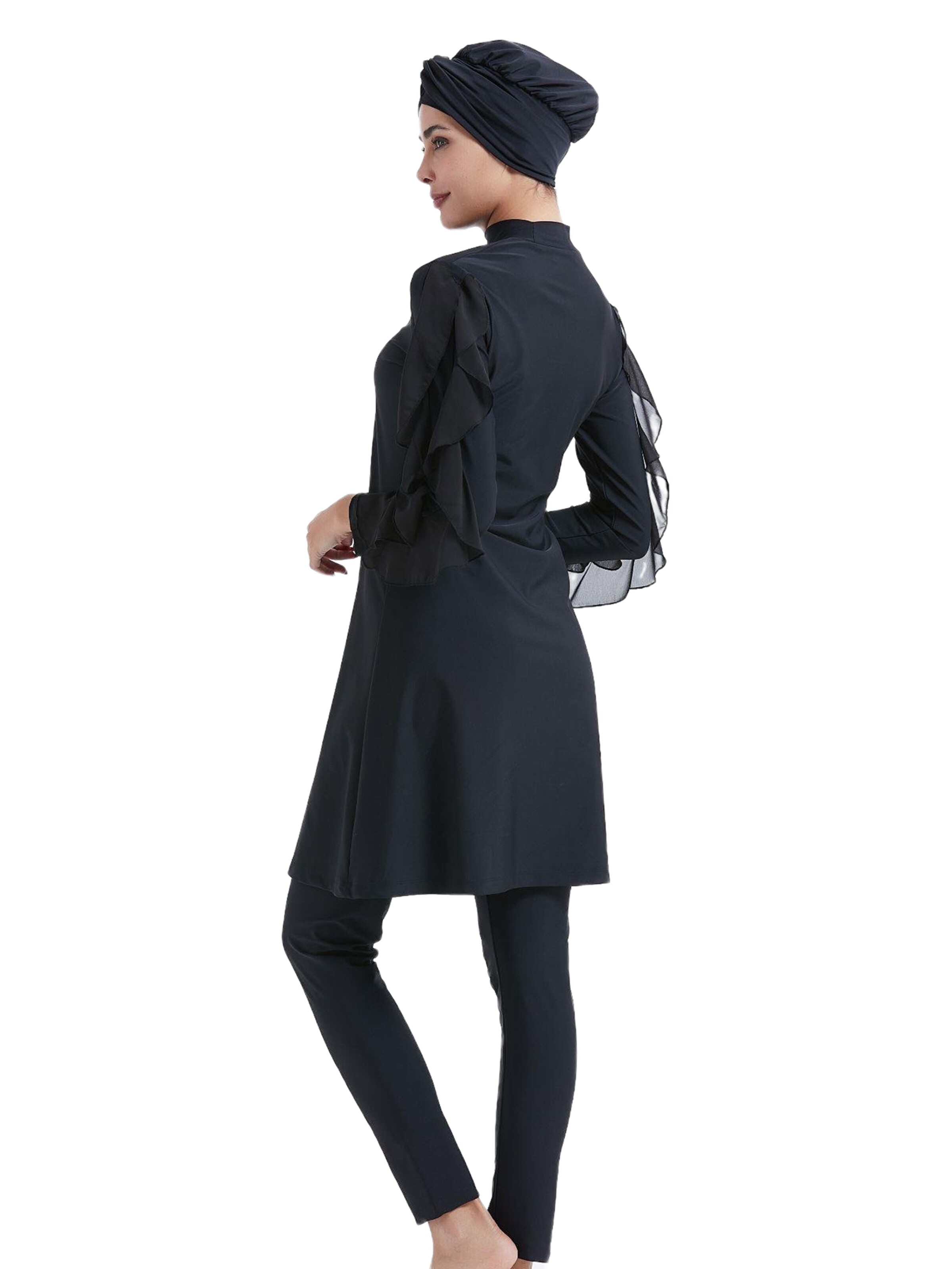 C&City Badpakjurk in Zwart