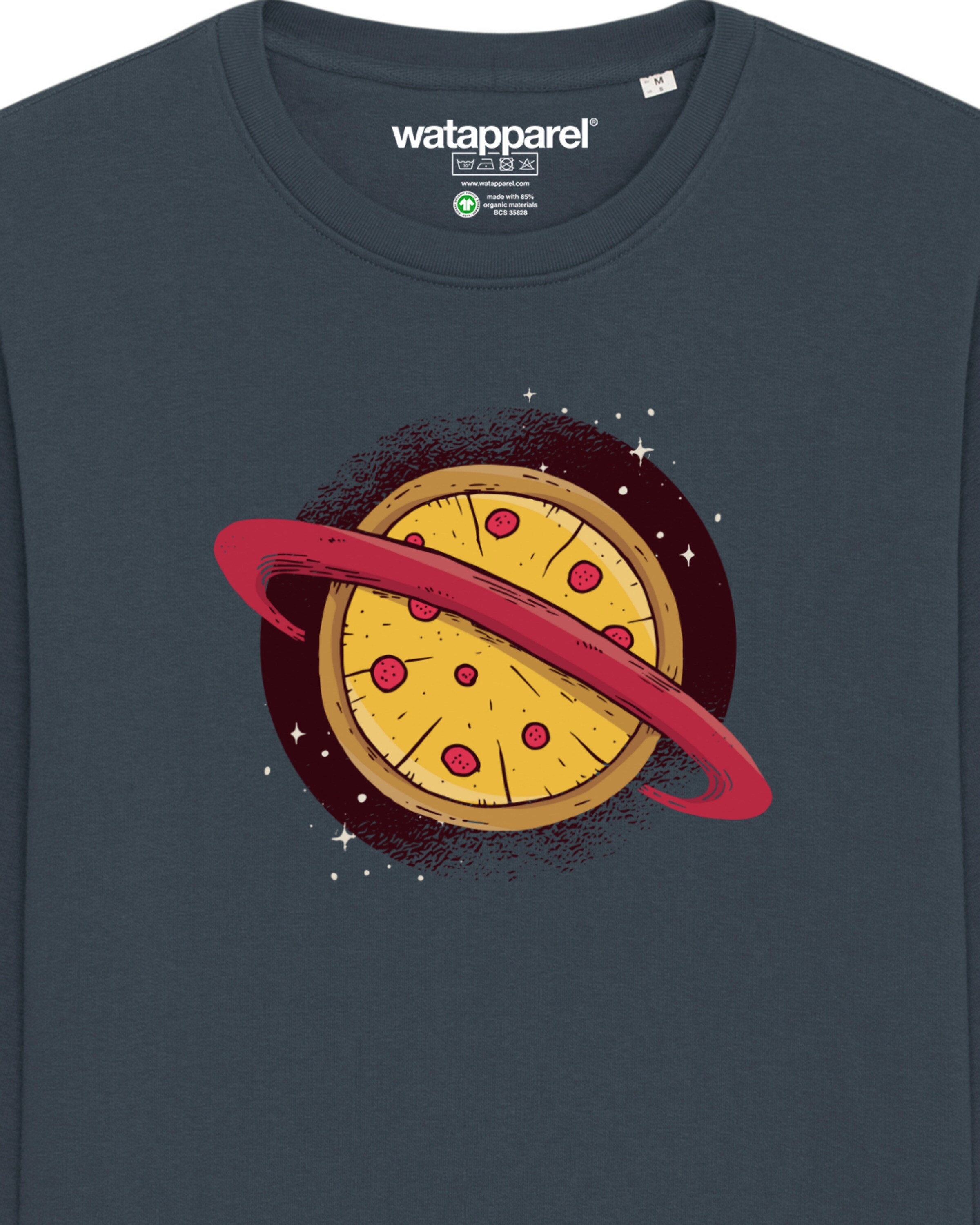 Watapparel Sweatshirt ' Pizza Planet ' in Grey