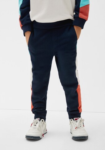 s.Oliver Tapered Pants in Blue: front