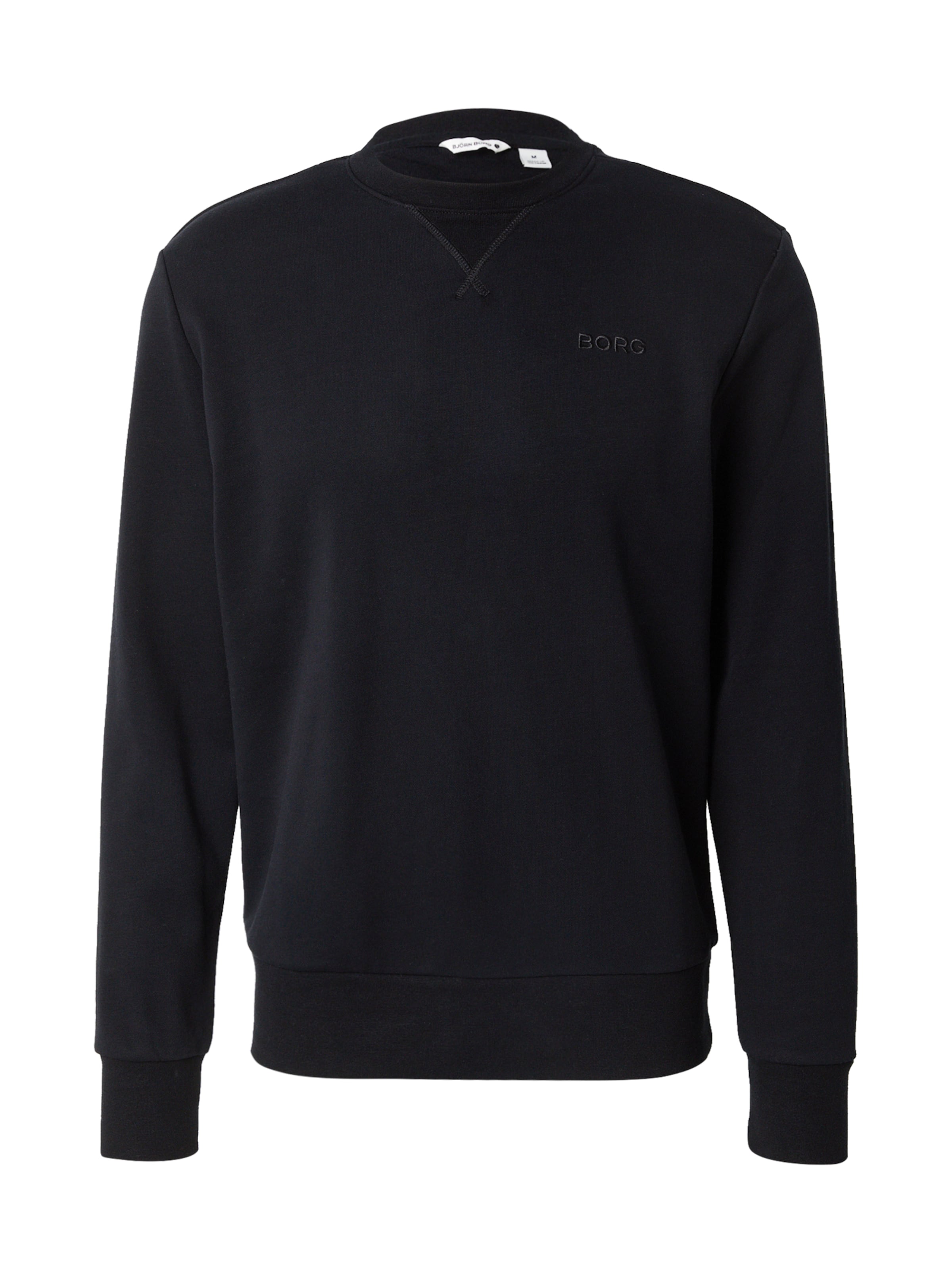 BJÖRN BORG Spordidressipluusid 'ESSENTIAL', värv must: eest vaates