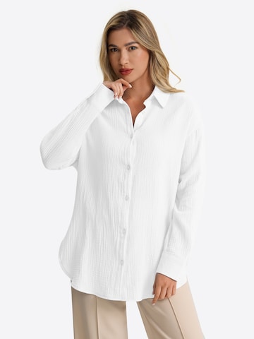 Chemisier Imily Bela en blanc