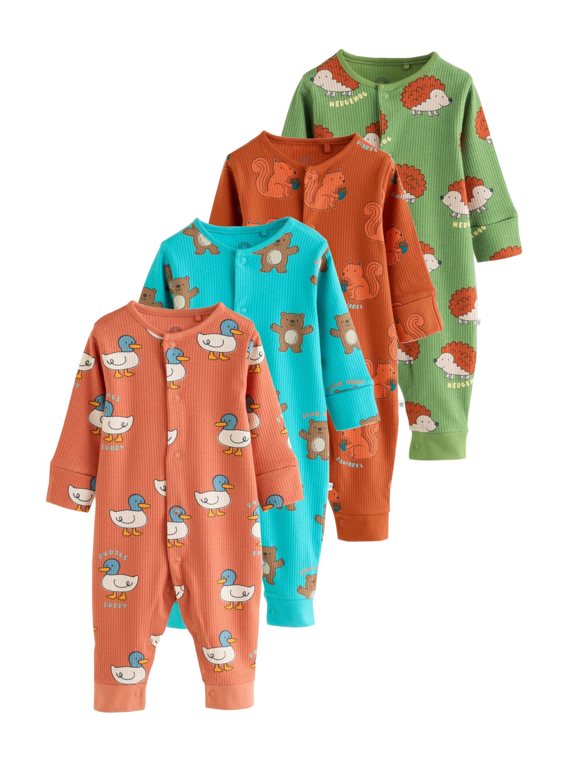 Next - Pijama en verde: frente