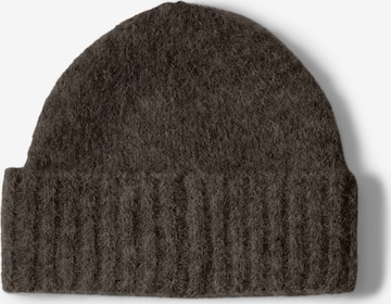 Berretto di SELECTED in marrone: frontale