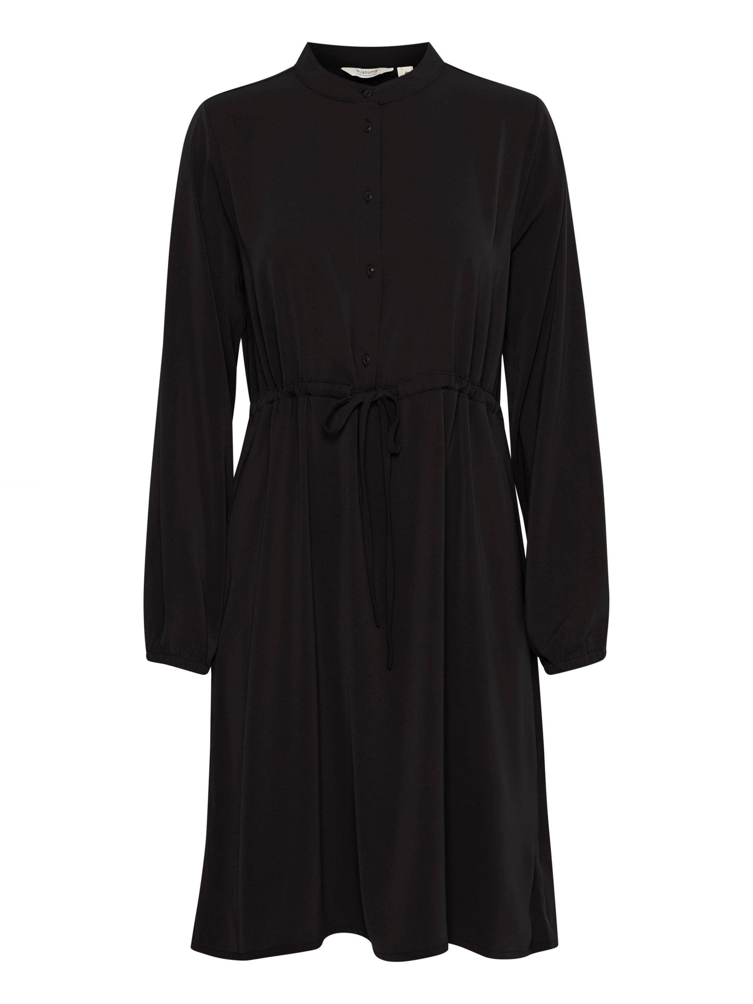 b.young Blusenkleid 'GILDA' in Schwarz: Vorderseite