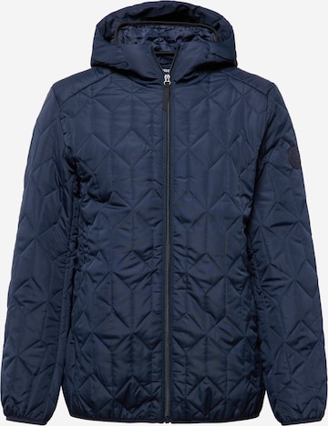 Lindbergh Between-Season Jacket in Blue: front