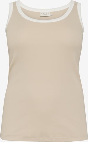 KAFFE CURVETop 'KCCarina' - siva boja: prednji dio