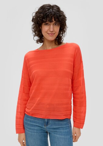 s.Oliver Sweater in Orange: front