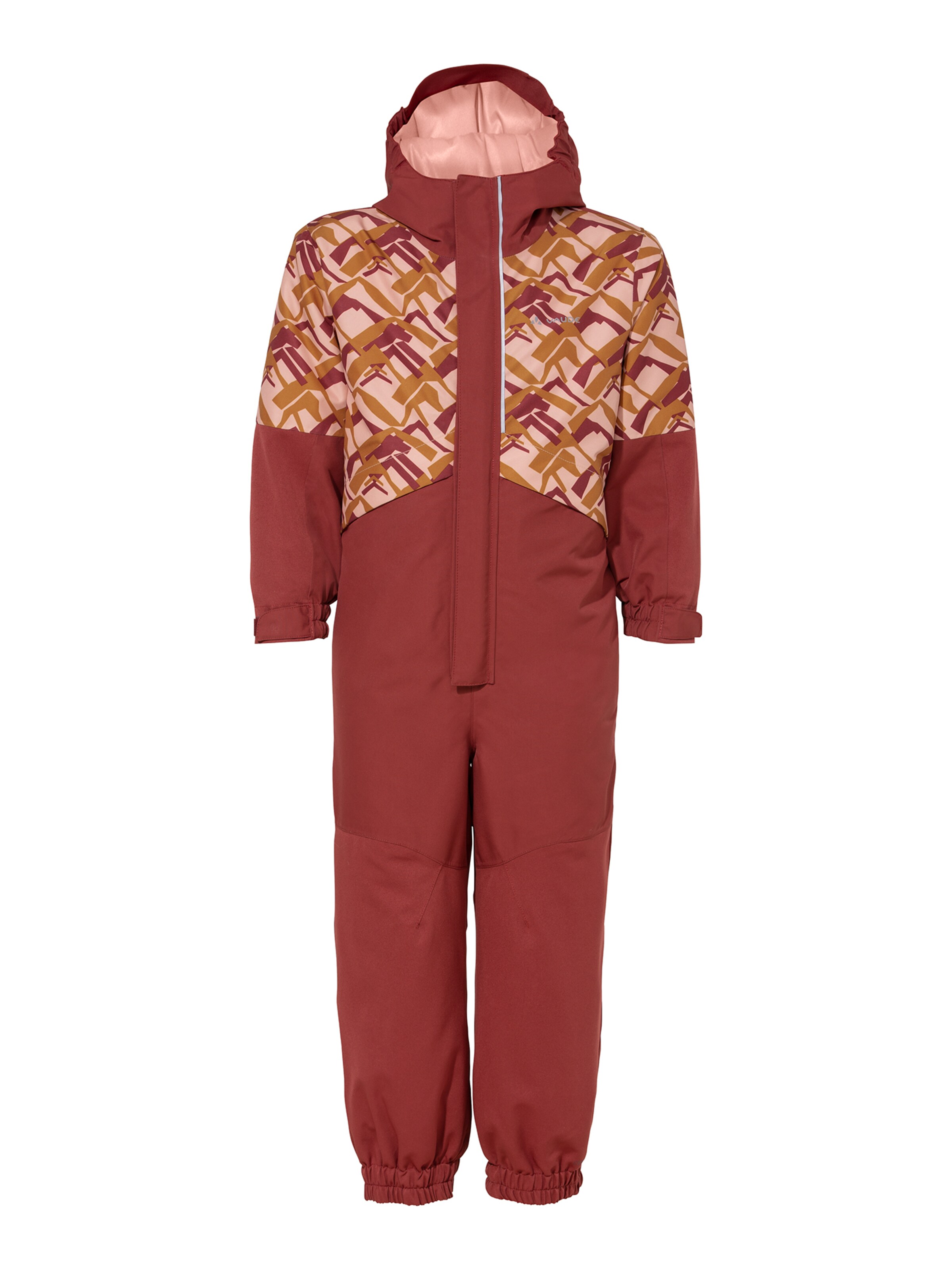 VAUDE Functioneel pak ' Snow Cup OVL II ' in Rood: voorkant