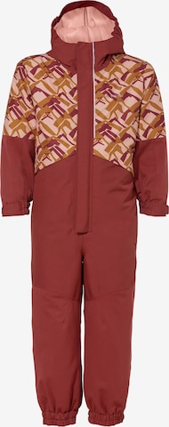 VAUDE Athletic Suit ' Snow Cup OVL II ' in Red: front