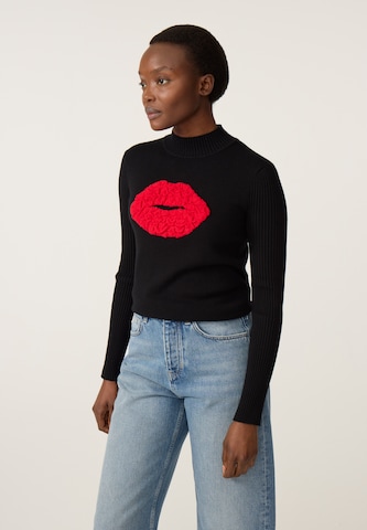 Fabienne Chapot Pullover in Schwarz: Vorderseite