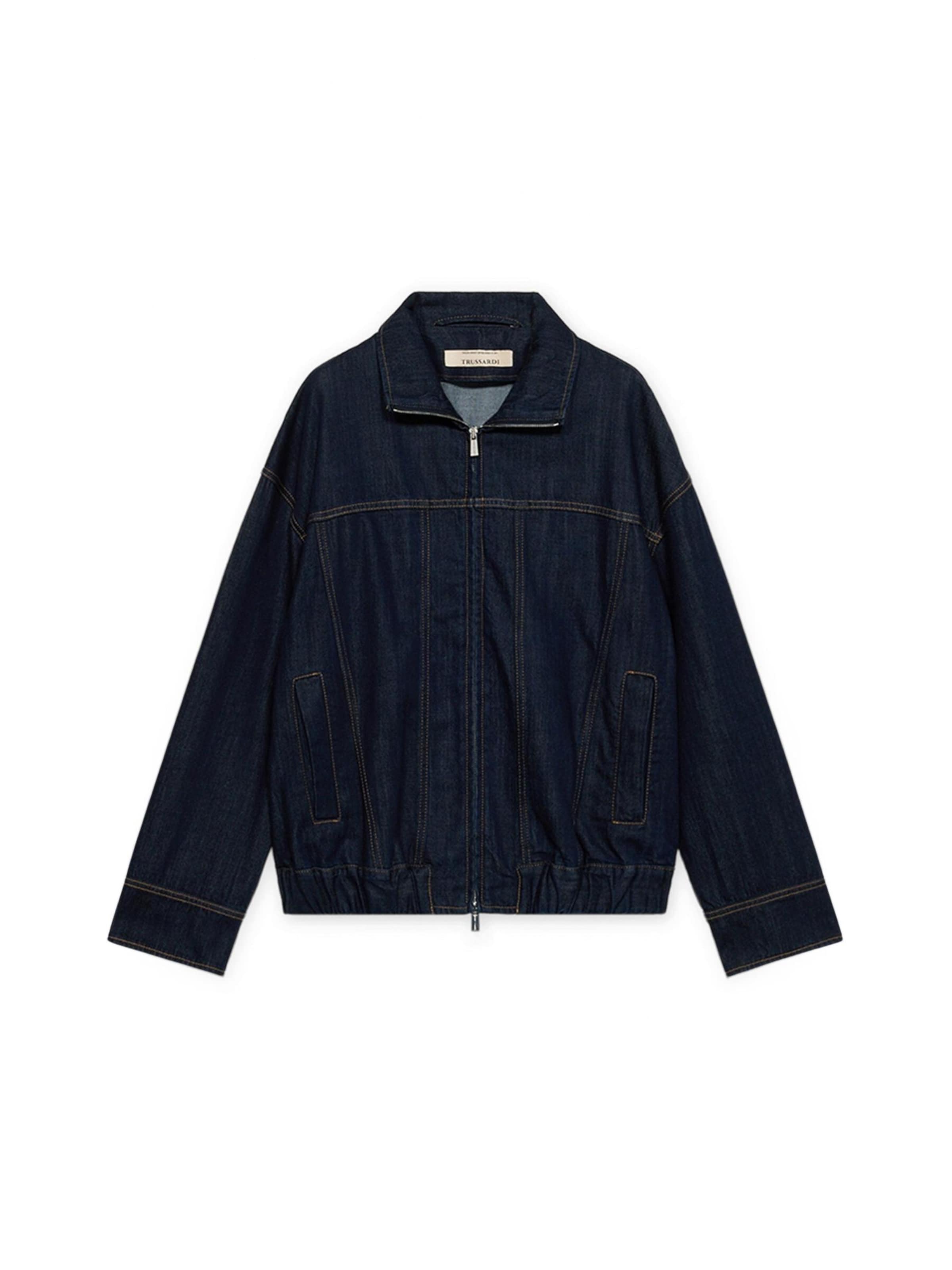 Trussardi Between-Season Jacket in Blue: front