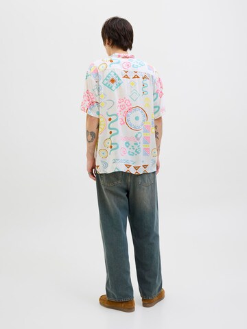 JACK & JONES Comfort fit Overhemd in Wit
