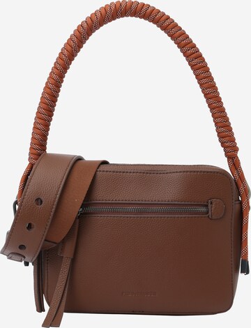 FREDsBRUDER Shoulder Bag 'Nea' in Brown: front