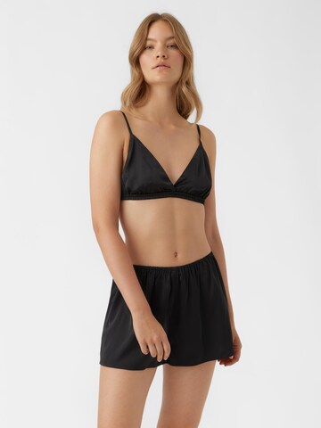 VERO MODA Triangle Bra 'JOY' in Black: front