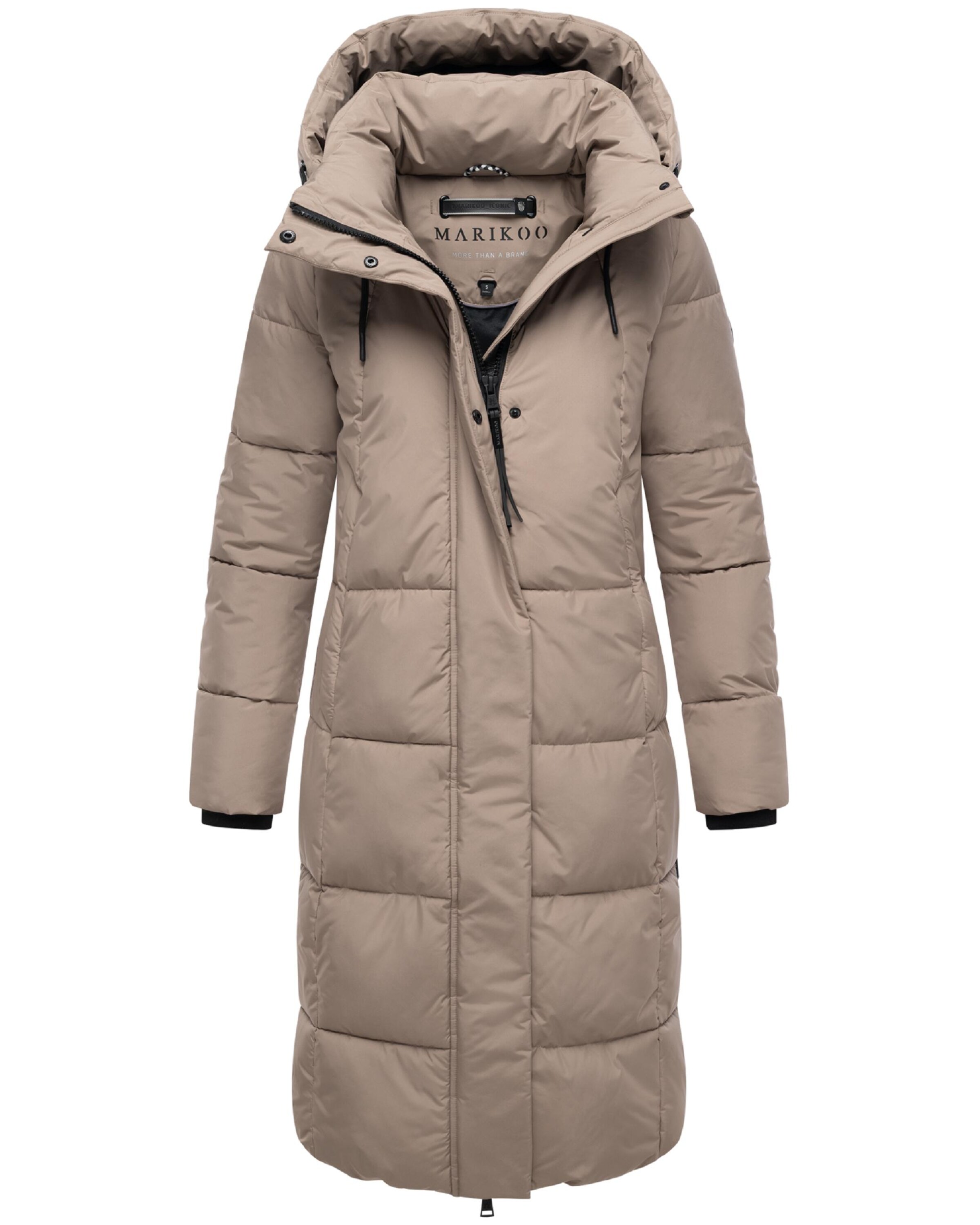MARIKOO Winter coat 'Chumanii XVI' in Beige