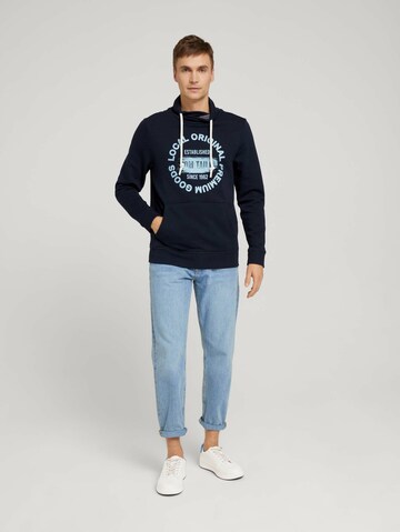 TOM TAILOR Sweatshirt in Blau