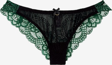 Slip 'soft lace' La Muel Lingerie en vert : devant