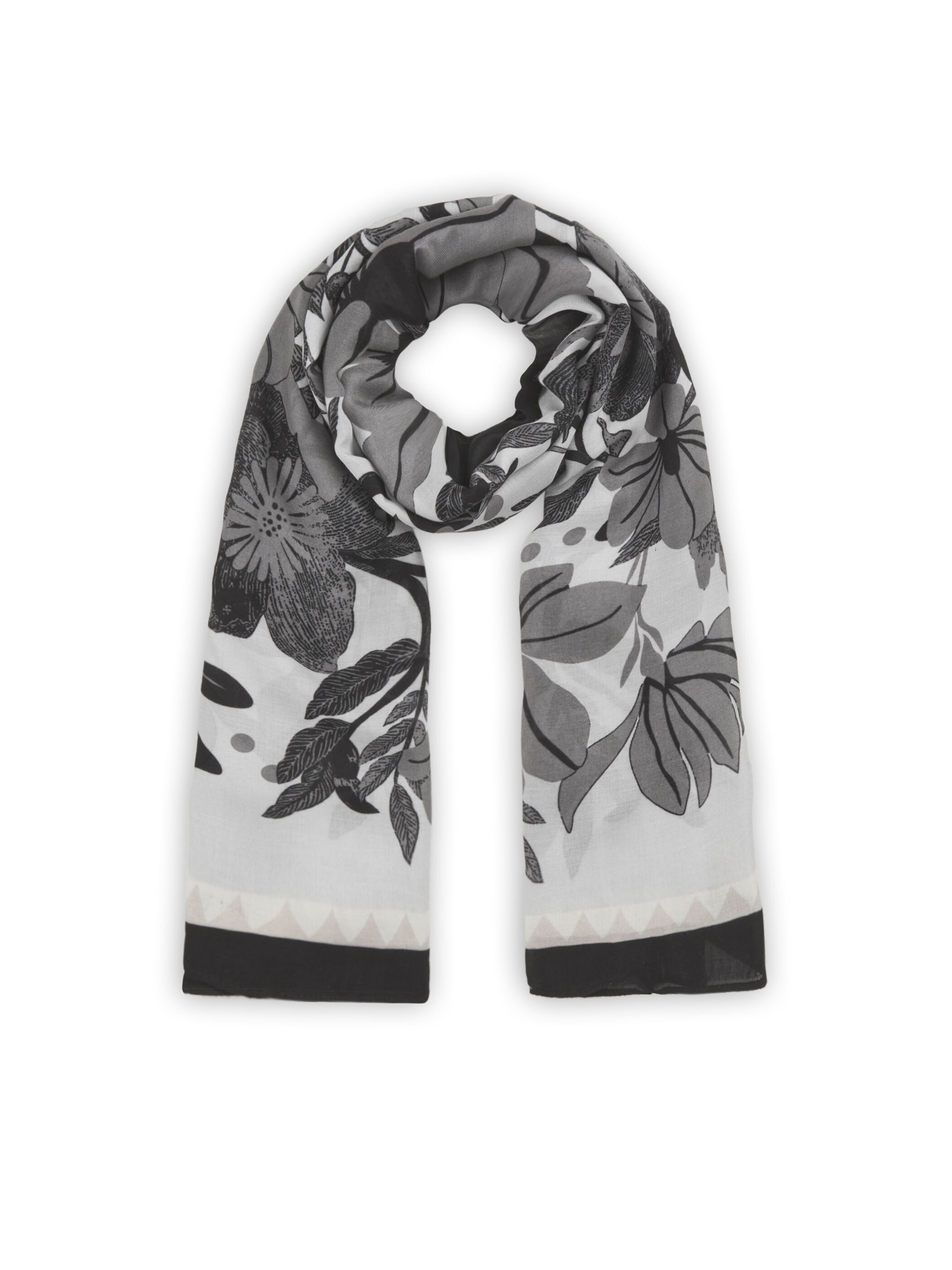 Écharpe CODELLO en gris : devant