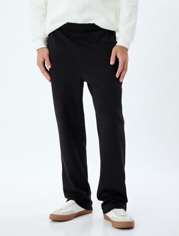 Koton Loosefit Broek in Zwart: voorkant