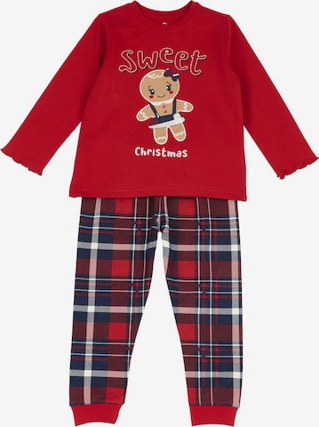 Pyjama Chicco en rouge : devant