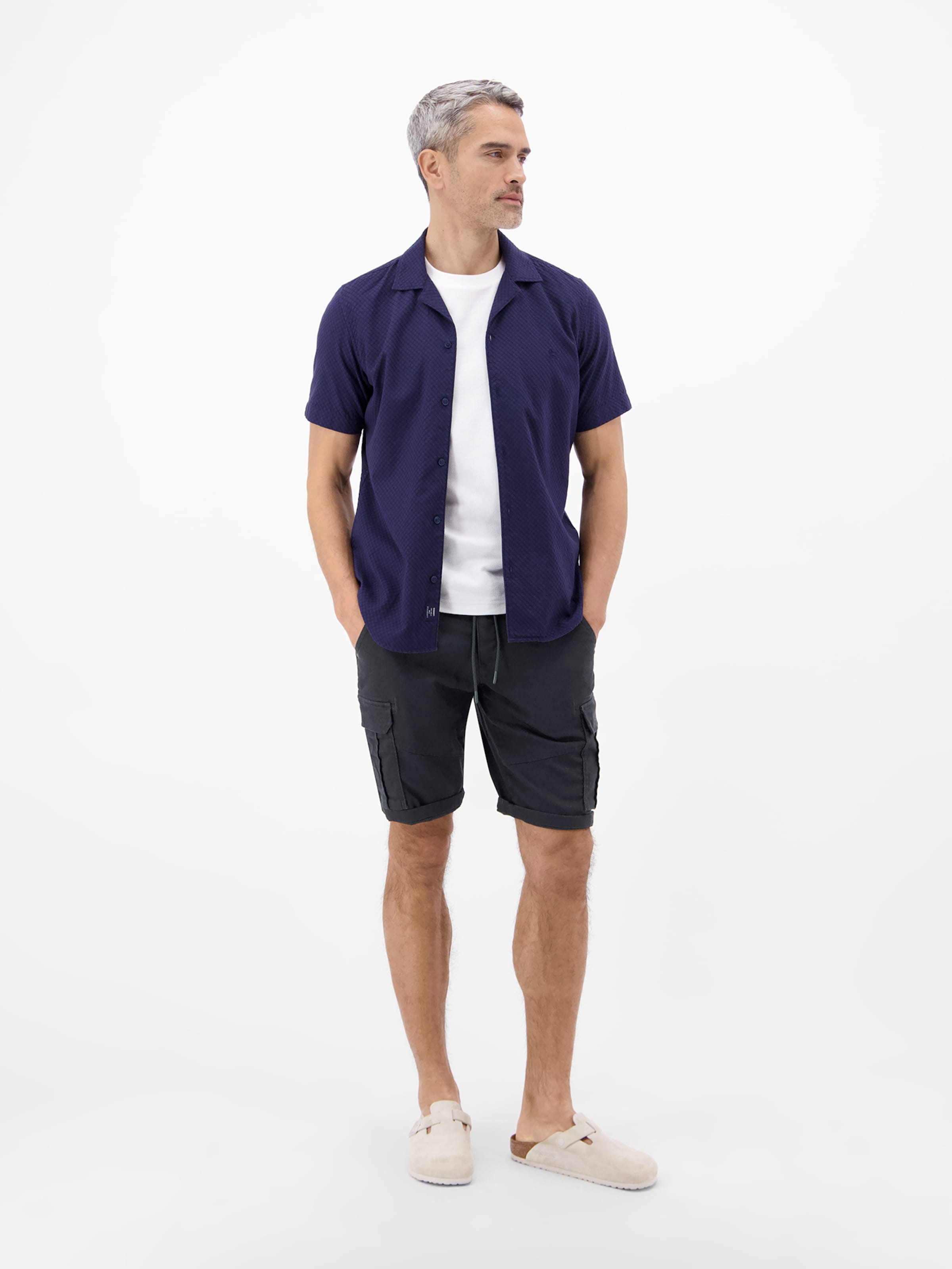 LERROS Regular Cargobroek in Blauw
