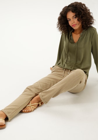 Aniston CASUAL Slim fit Pants in Green