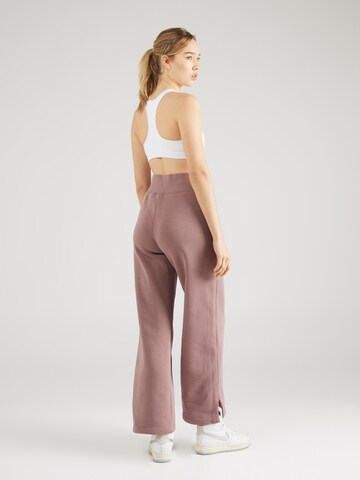 Wide Leg Pantalon 'Phoenix Fleece' NIKE en violet