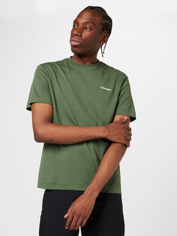 Calvin Klein قميص بلون أخضر: الأمام