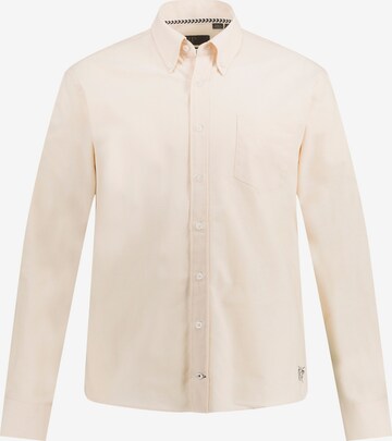 JP1880 Comfort fit Button Up Shirt in Beige: front