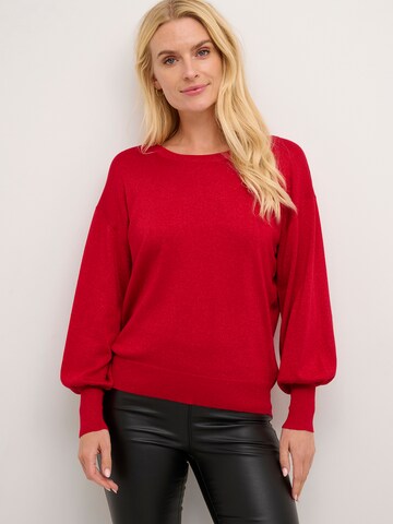 Pull-over 'KARegina' Kaffe en rouge : devant