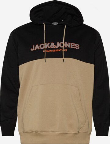 Jack & Jones Plus - Sudadera en marrón: frente
