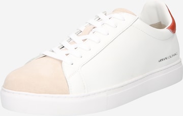 ARMANI EXCHANGE Sneakers laag in Wit: voorkant