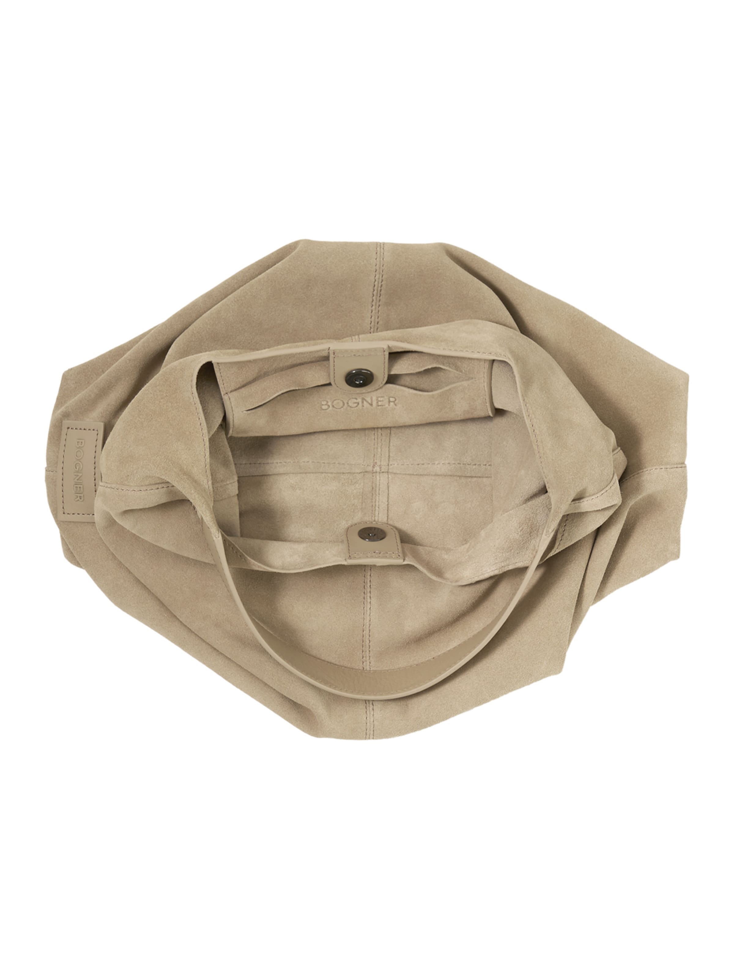 BOGNER Schultertasche in Beige