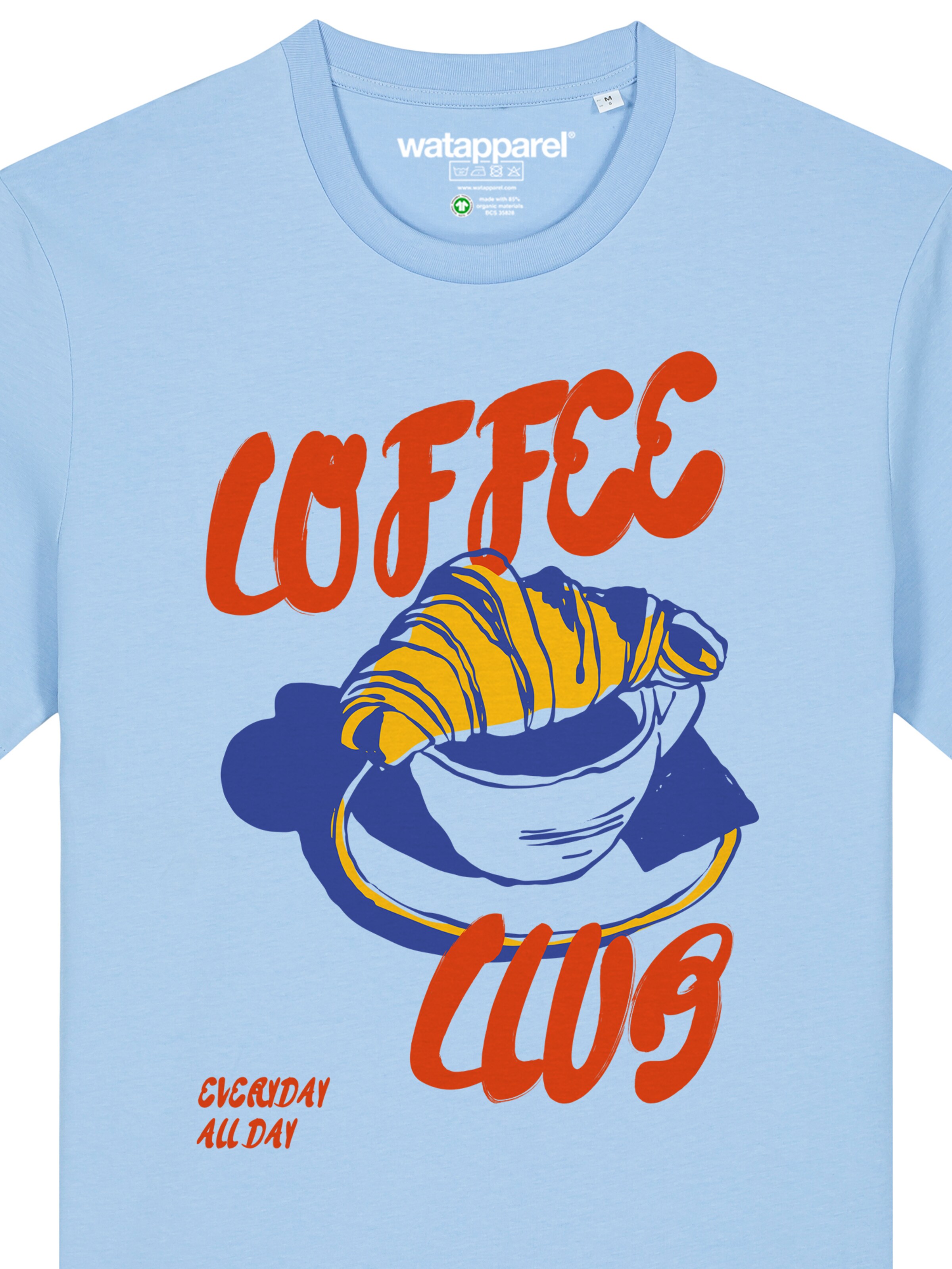 Watapparel Shirt 'Coffee Club' in Blue