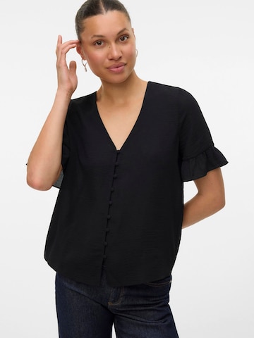 VERO MODA Blouse in Zwart: voorkant